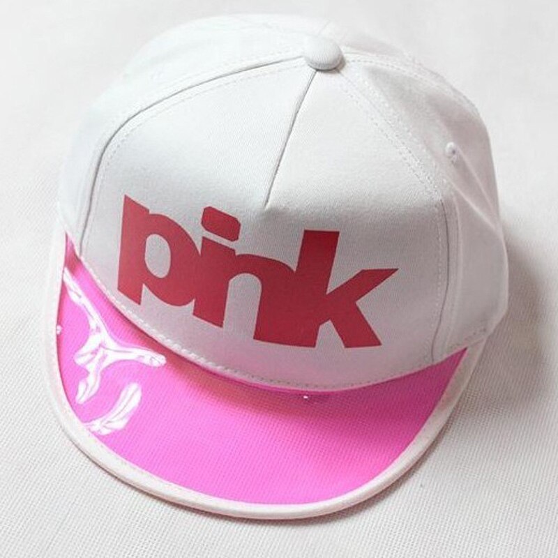 100% 코 튼 핑크 패션 부모-자식 브랜드 Snapback 야구 모자 PC 투명 한 가장자리 어린이 모자 4 색 8322